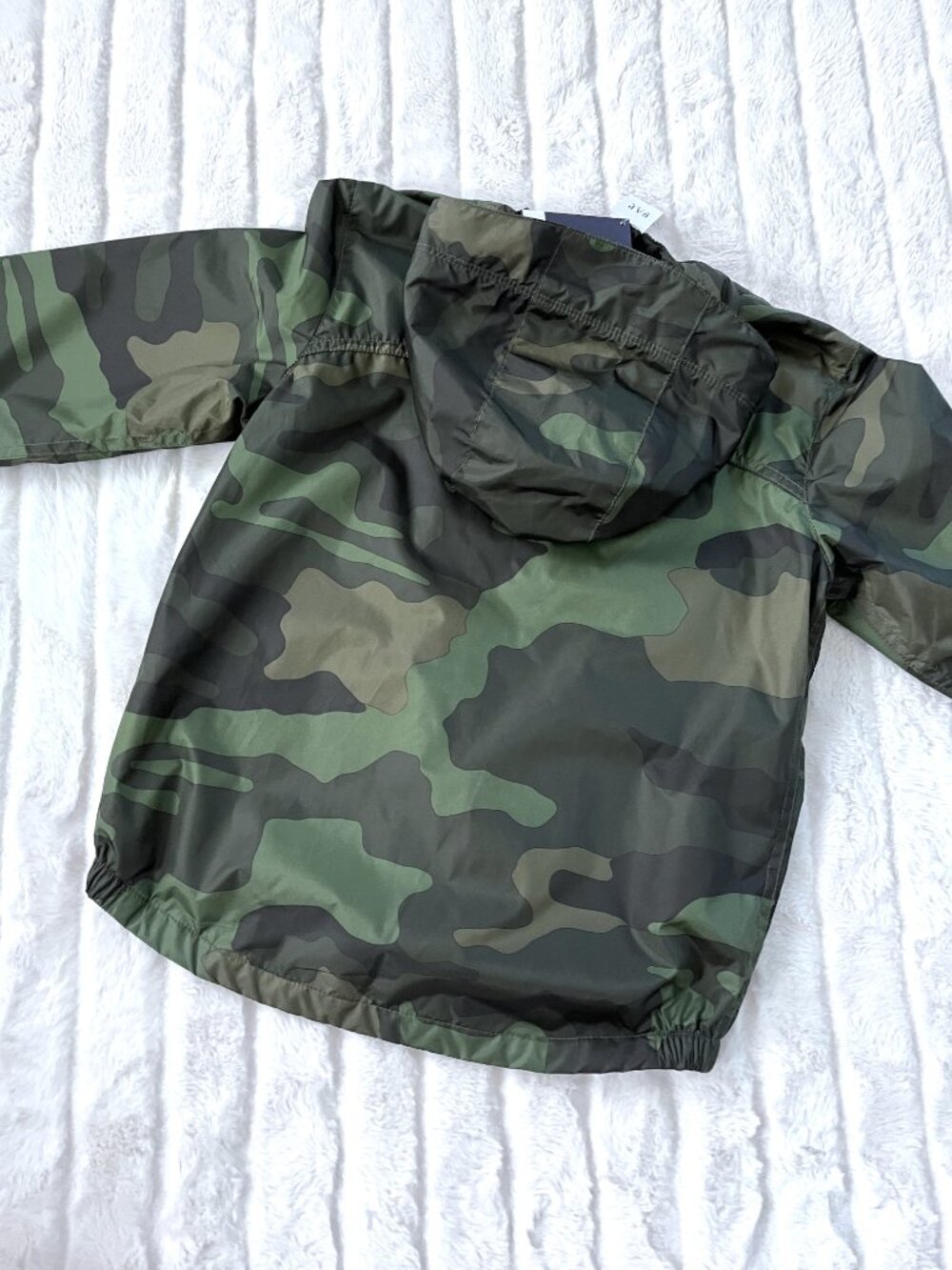 NWT Kids GAP Camo Windbreaker Jacket (Green) M / 8 - Picture 3 of 13